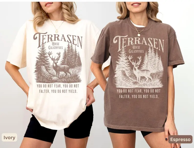Throne of Glass Shirt, Throne of Glass Merch, Terrasen Shirt, Comfort Colors 1717 Shirt