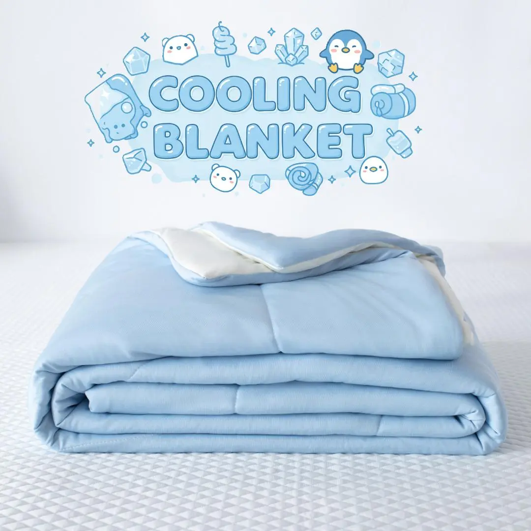 Kasentex Lightweight Cooling Blanket - Soft, Breathable Breathe Blankets, Allergy-Friendly Hypoallergenic, Super Smooth, Machine Washable, 2-Sided Reversible Bedding for Hot Sleepers (Twin, Queen, King Sizes), Cooling Blankets