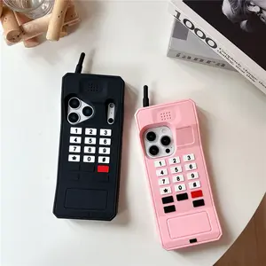Creative 3D Retro Big Brother Phone Case For iPhone 17 16 15 14 13 12 11 Pro Max XR XS Soft Silicone Protective Cover