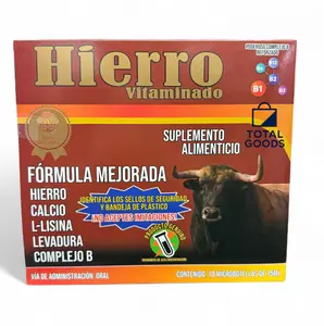 Hierro Vitaminado  Ampolleta Bebible Formula Mejorada 10 vials