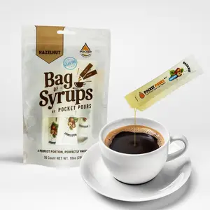 Pocket Pours Sugar Free Hazelnut Coffee Syrup