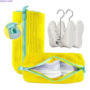 2 Pack Shoe Washing Machine Bags – Reusable Laundry Shoe Cleaning Bags for Washer & Dryer, Protective Mesh Wash Bags for Sneakers, Running Shoes & Everyday Footwear
