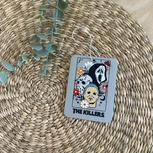 Tarot Card Horror Icons Halloween Car Air Freshener