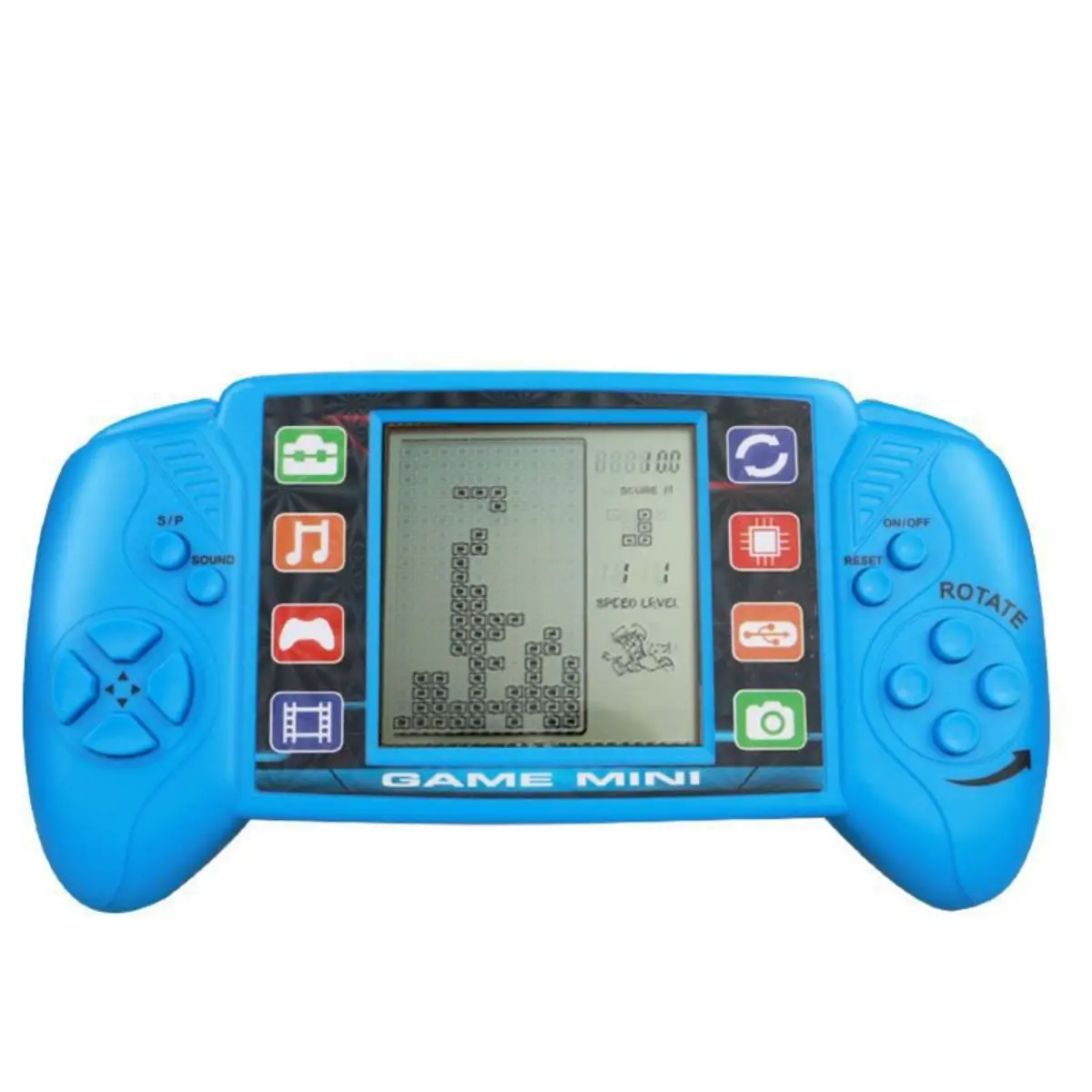 Block Puzzle Home Game Console – Nostalgic Retro Handheld Toy, Vintage Gaming Souvenir for All Ages, Fun Family Entertainment, Birthday Halloween Thanksgiving Christmas Gift