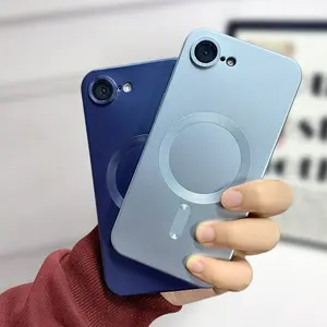 Magnetic for iPhone X XS XR XS Max 7 8 SE2 SE3 7Plus 8Plus 16E 17 16 15 14 13 12 11 Pro Max Case Casing Soft Slim Fit Anti-Fingerprint Sleek Protective Phone Case Cover with Camera Protection Compatible with