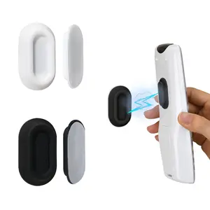 Magnetic Remote Control Holder, Magnetic Smartphone Holder, 2 Counts Self-adhesive Wall Mounted Remote Control Storage Bracket, Remote Control Holder for Remote Controls, Chargers, Organizer, Cell Phone Mount