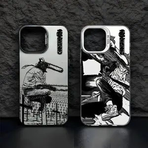 Chainsaw Man Denji Makima Phone Case For iPhone 17 Promax 16 15 14 13 12 11 Plus Pro Max 17Air and Samsung S26 S25 S24 S23 S22 S21 FE Plus Ultra - Anti Drop Full Perfect Aesthetic Printed Soft TPU Case
