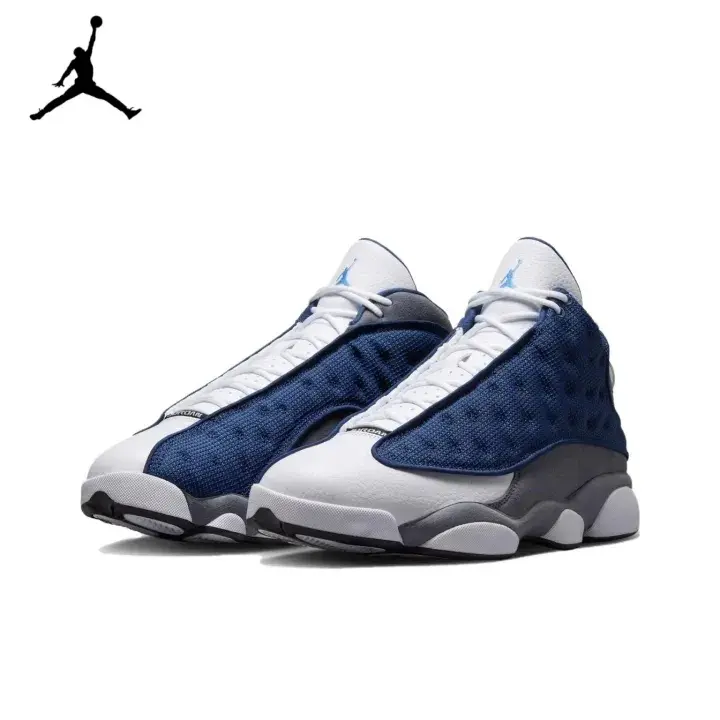 Hot Air Jordan 13 Retro White Midnight Navy OG Sneakers 414571-140