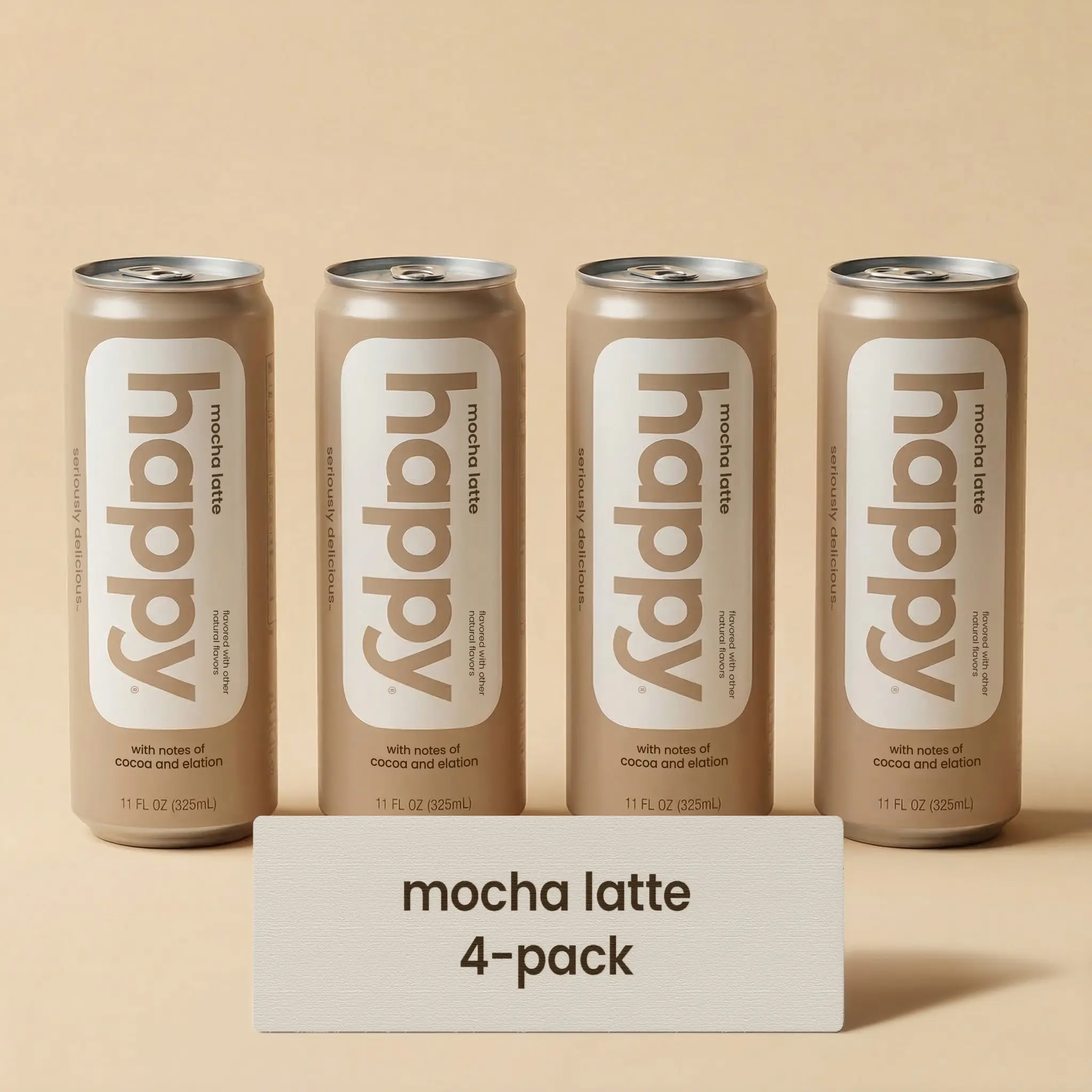 Happy® Mocha Latte - 4-pack 11 oz