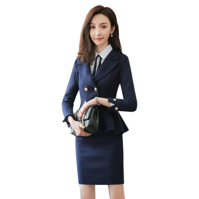 Debra's Double (Wool Business Suit)