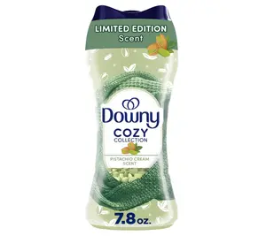 Downy Cozy Collection In-Wash Laundry Scent Booster Beads, Pistachio Cream Scent, 7.8 oz, Limited Edition Laundry Beads