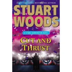 USED-Cut and Thrust (LARGE PRINT Stone Barrington Book 30) by Stuart Woods (Hardcover)