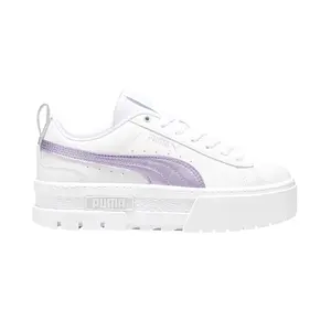 PUMA Womens Mayze Glow-Up Sneakers Shoes Casual - White