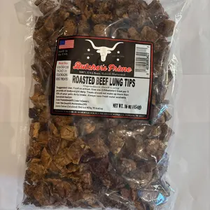 Butcher’s Prime Roasted Beef Lung Treats 16oz