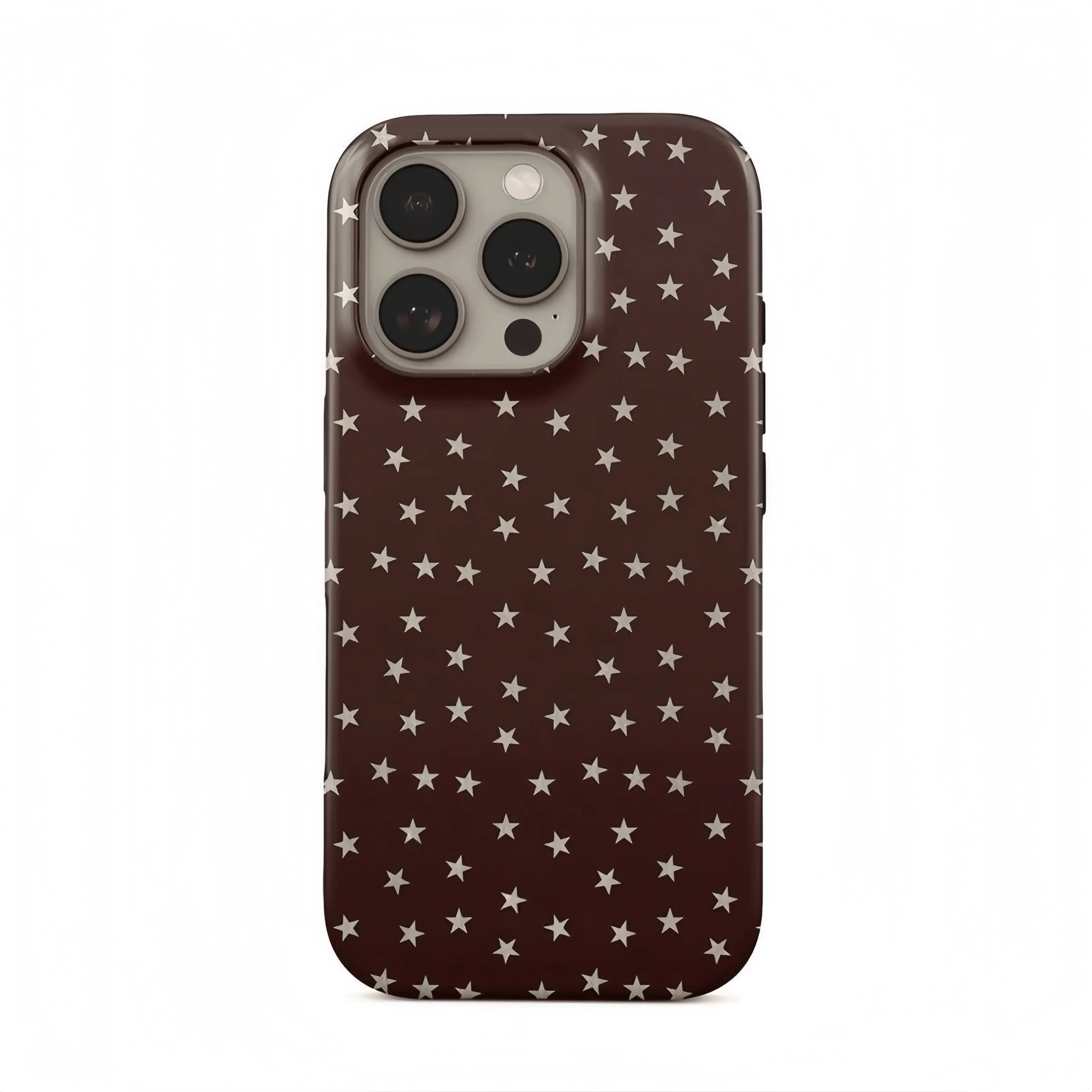 Brown Star Phone Case |   Durable and shockproof smartphone case,Cover for iphone 17 pro max 16 Plus 15 14 13 12 11 Plus
