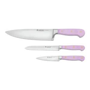 Classic 3-Piece Utility Knife Set - Purple Yam