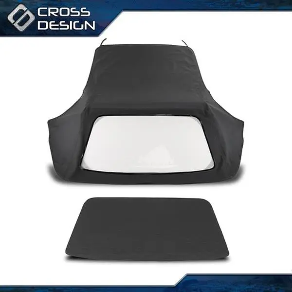 CROSSDESIGN Convertible Soft Top Replacement & Clear window Fits 86-93 BMW E30 E36 325i 318i