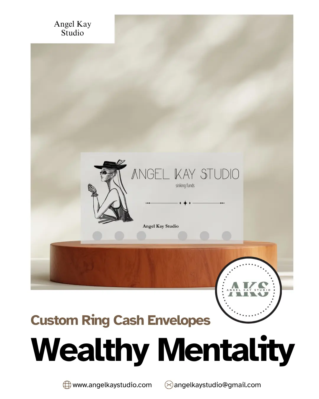 "Wealthy Mentality" Custom Cash Envelopes