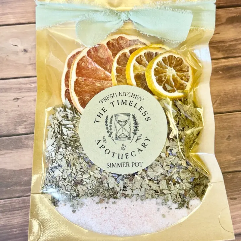 Fresh Kitchen Simmer Pot Blend, Natural Home Fragrance, Stovetop Simmer, Eucalyptus, Peppermint, Lavender