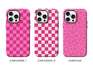 MagSafe Hot Pink iPhone Case, Floral, Flowers, Polka Dots, Spots, Wavy Checkers, Swirls, Solid Leopard, for 12 13 14 15 16 Pro Max Plus mini