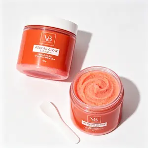 VB Azucar Glow Exfoliant & Brightening Sugar Scrub 100g Hydrating Facial Cleanser for Smooth Skin Pack