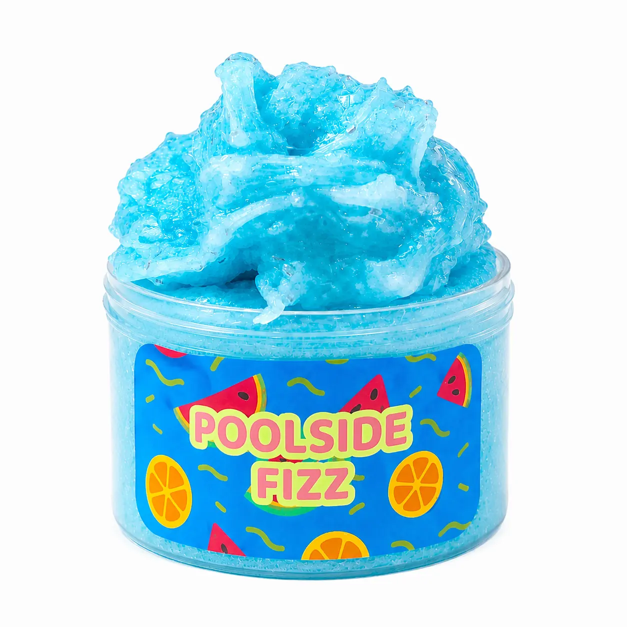 Poolside Fizz Clear Crunchy Bingsu Slime