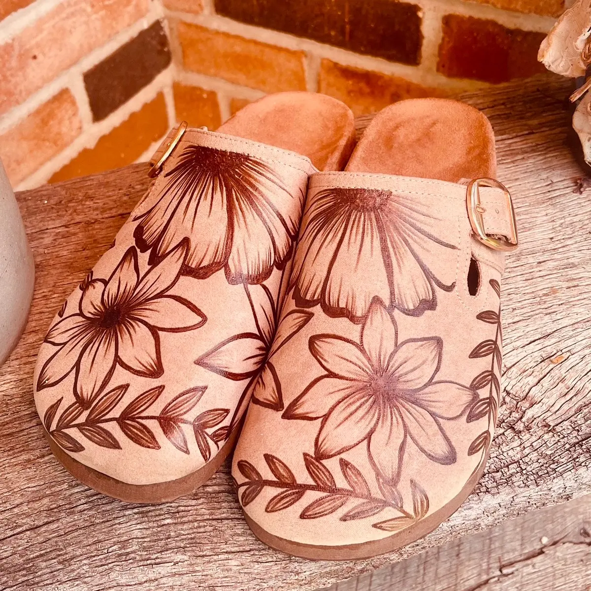 Hand Burned Clogs + Hand Burned Shoes + Mules + Clogs + Slip on Shoes