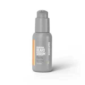 MANSCAPED® Beard Serum – Nourishing & Hydrating with Ceramide Complex, Argan & Castor Oils, Lightweight Conditioning Serum for Soft Facial Hair & Moisturized Skin, Non-Greasy Treatment, 2 oz.