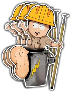 Lineman Full Bucket Sticker, Hard Hat Stickers, Hard Hat Sticker, Foreman Welding Welder Decal Hard Hat Decal