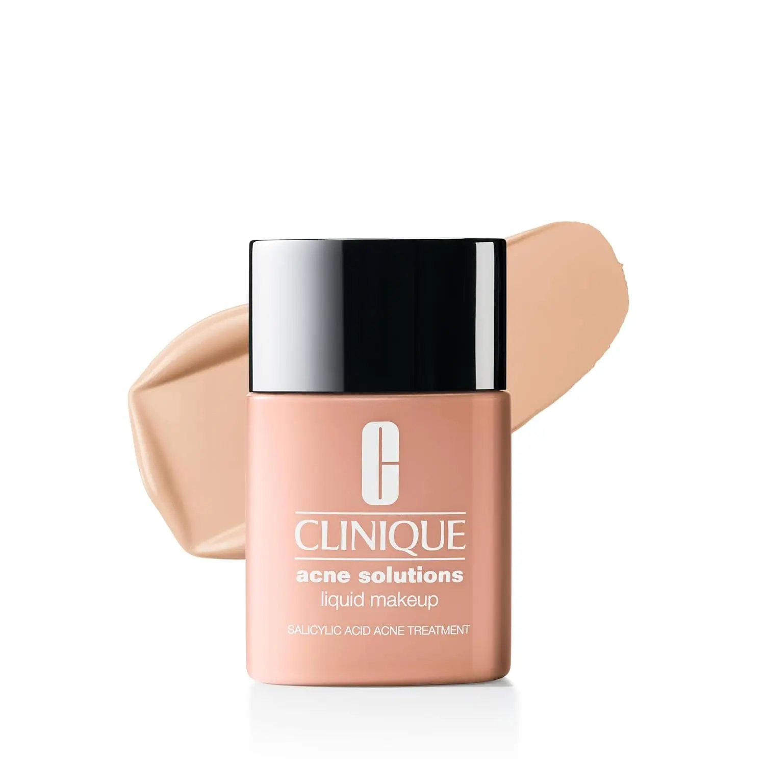 Clinique Acne Solutions Liquid Foundation Makeup With Salicylic Acid For Dry Combination to Oily Skin Types| Medium Coverage, Natural Matte Finish