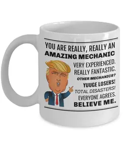 Trump Mechanic Mug,  Mechanic Gift, Car Mechanic Gift, Trump Mechanic Mug, Trump Mugs For Mechanic, Auto Mechanic Gifts Mug