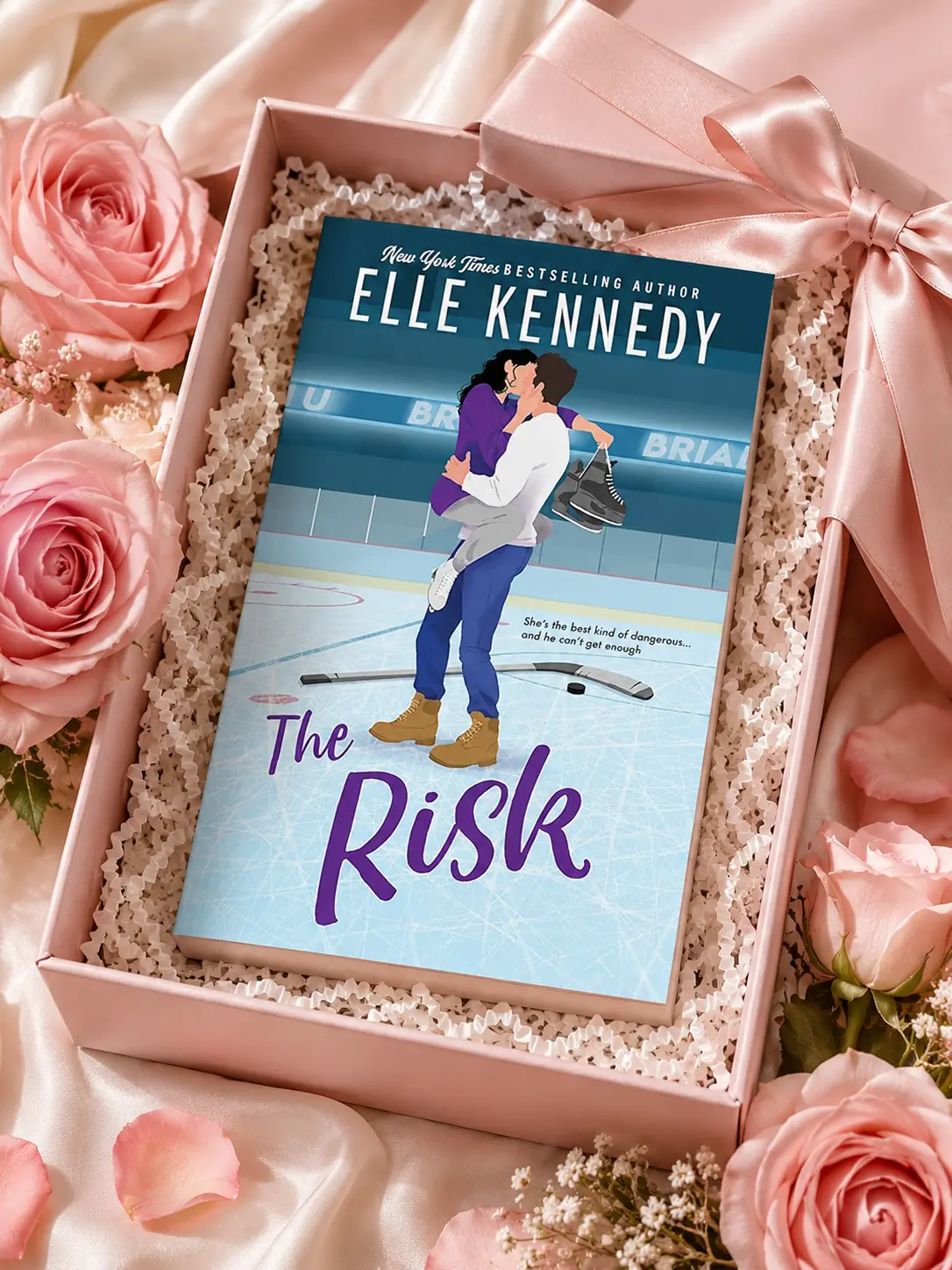 The Risk by Elle Kennedy – Briar U Series Hockey Romance Novel, College Love Story, Sports Romance Book, Popular BookTok Read