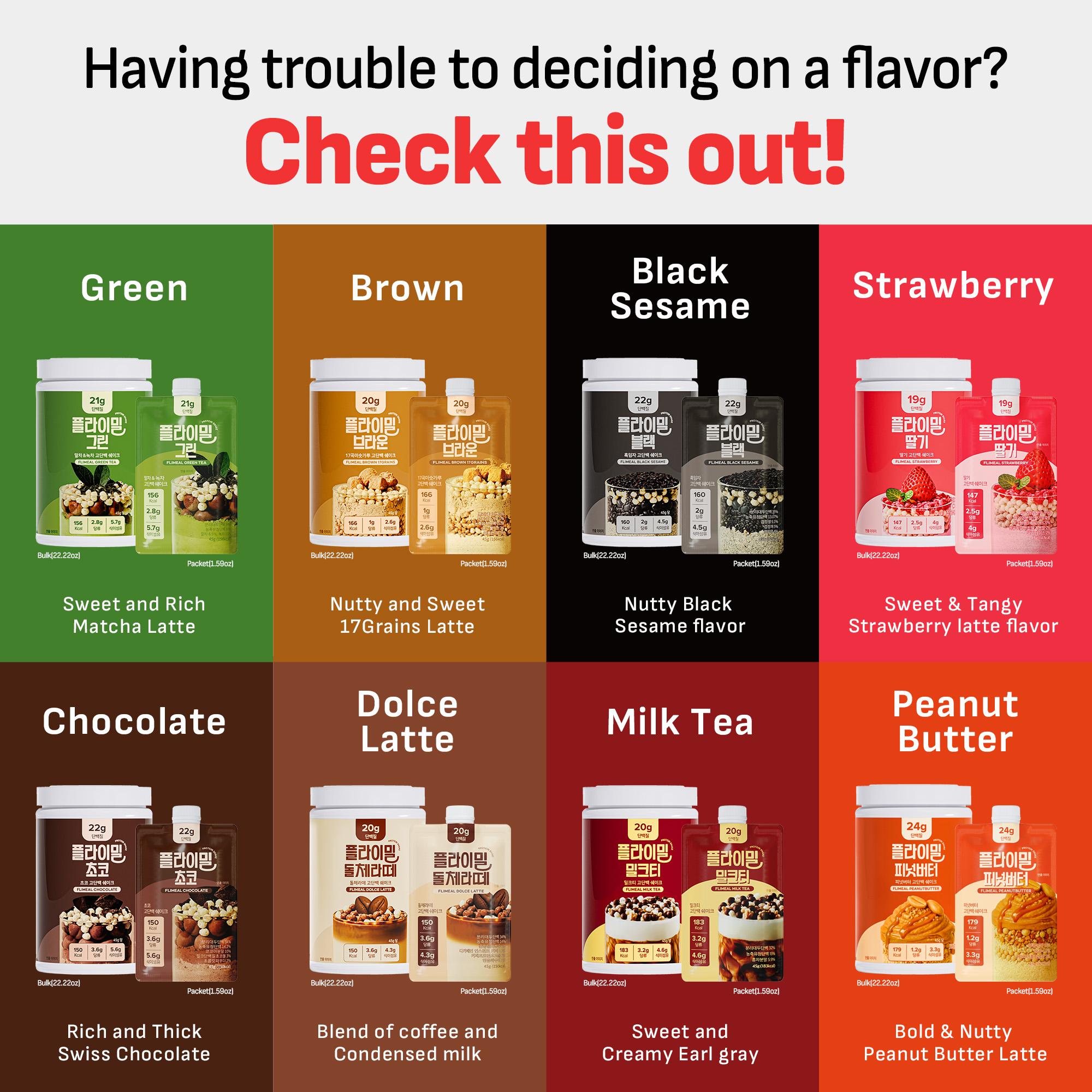 [Fullight Official] Flimeal Protein Shake – High in American-Made Protein, Low Sugar, Keto-Friendly Meal Replacement with Crunchy Protein Crisps, 22.22oz, 14 Servings Drink Mix Pre Workout Drink