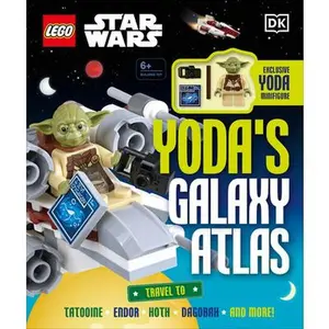 Lego Star Wars Yoda's Galaxy Atlas: With Exclusive Yoda Lego Minifigure -- Simon Hugo, Mixed Media Product