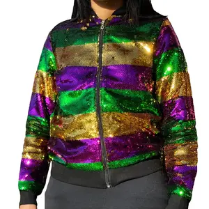 MARDI GRAS SEQUIN JACKET