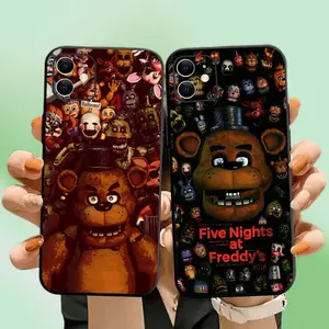 Five Nights At Freddy's FNAF Horror Game Anime Phone Case Soft Silicone Shockproof Protective Cover For iPhone 17 Air 16 15 14 13 12 11 Pro Max Plus