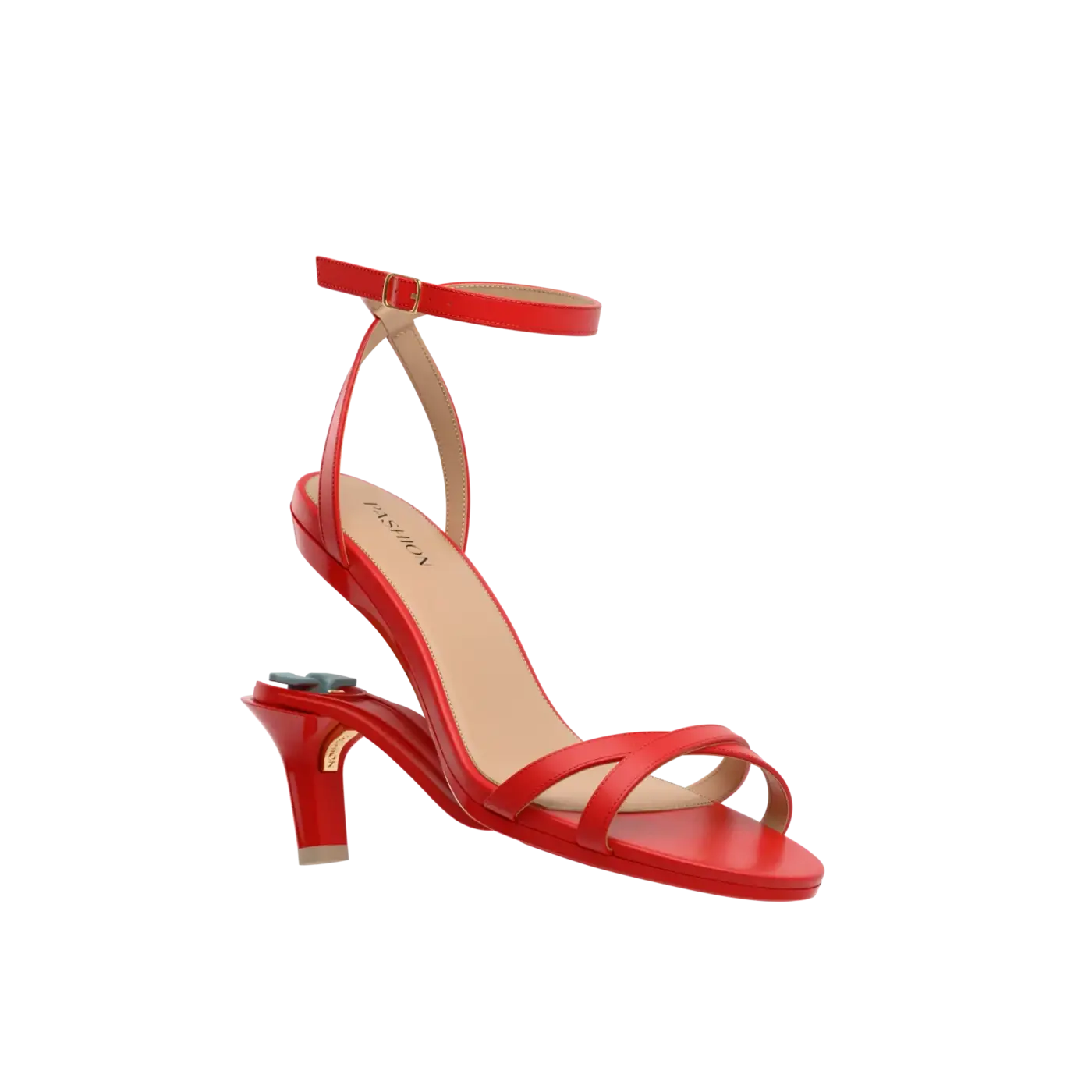 The Brynn - Cherry Red Leather 3" Stiletto