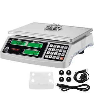 Spring new arrivals Industrial Counting Scale, 30 kg x 1 g, Digital Scale for Parts and Coins, g/kg/lb Units, Electronic Gram Scale Inventory Counting Scale Kitchen Jewelry Scale with RS232 Port and 3 LCD Screens