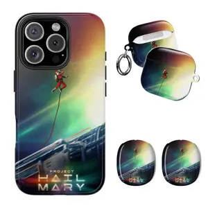 Project Hail Mary Phone Case, Amaze Amaze Amaze Airpod Case, Sci-Fi Fantasy Art Airpod Max Case, Protective Cover for iPhone 17-11, Airpod Gen 1-4