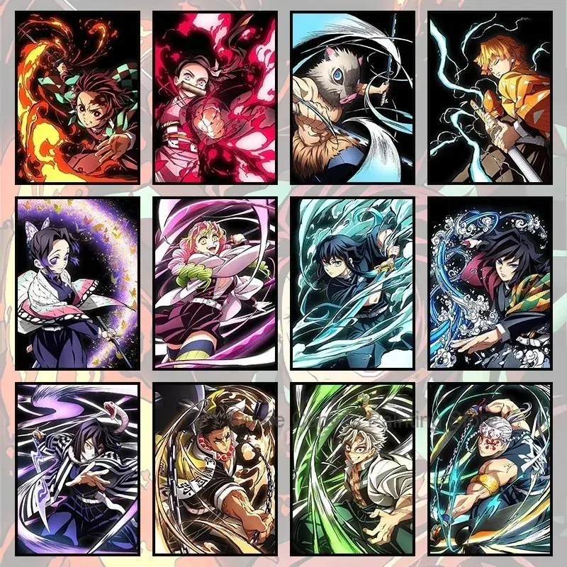 [Sale off up to 55%] [Free ship] Japanese Anime, Demon Slayer Wall Art, Poster, Nezuko and Tanjiro, Home Decor Prints, Living Room, Bedroom, Canvas Painting, Mural, Gifts