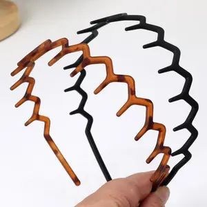 Simple Frosted Shark Tooth Headbands Plastic Wave Teeth Hair Bands Hair Hoop Accessories For Women And Men Ladies