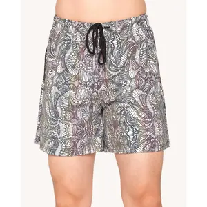 Pure Euphoria White Rainbow Reflective Shorts