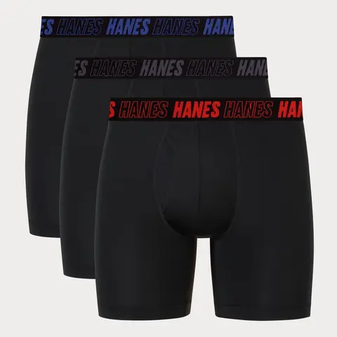 Hanes Men’s Underwear – ComfortSoft Waistband, Breathable Cotton, Tagless Design, premium cotton Underwear for all-day wear and value multipack choice MAZSL3