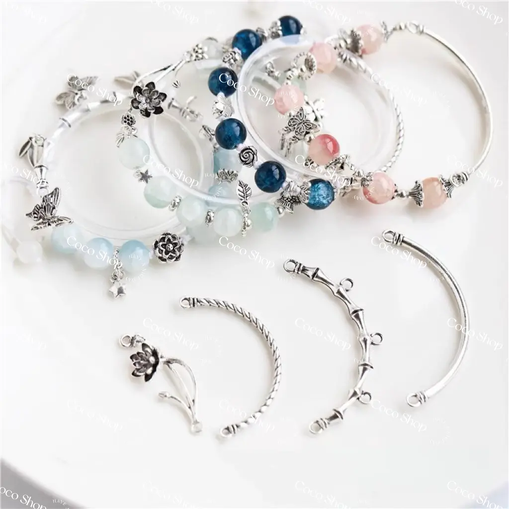 Mixed Bangles (Silver&gold）