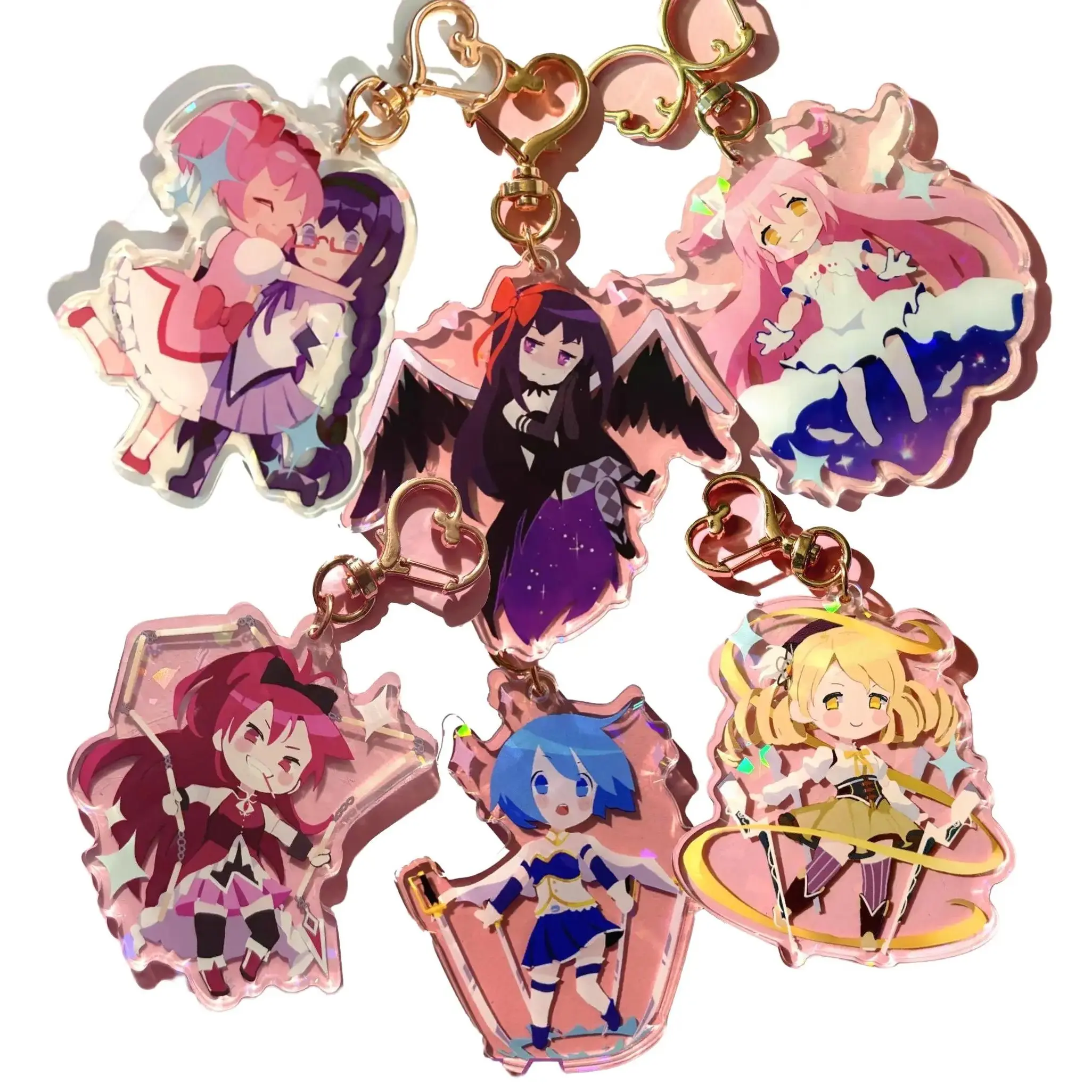 Madoka Magica Charms [Kaname Madoka, Akemi Homura, Sayaka Miki, Kyoko Sakura