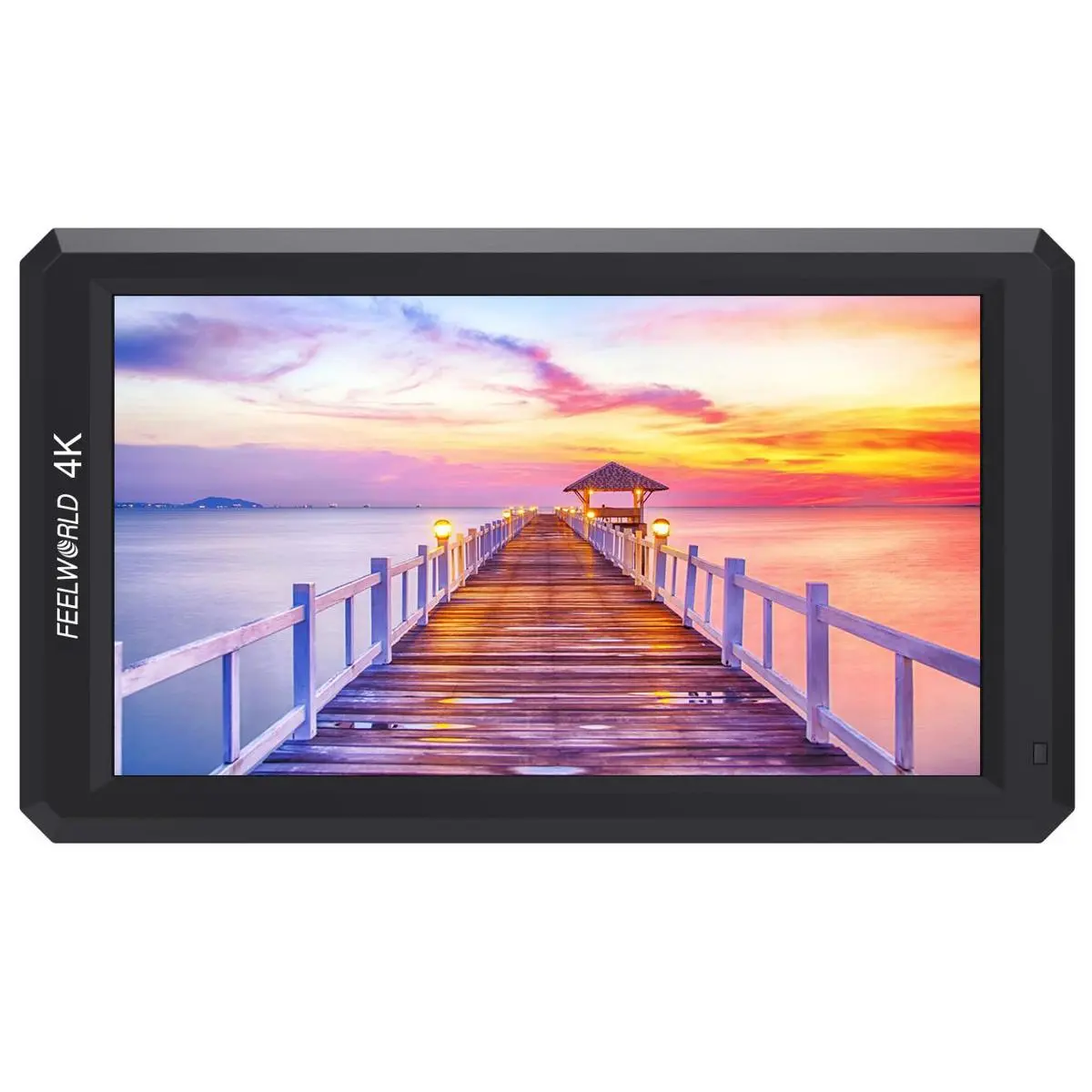 Feelworld F6 5.7" IPS Full HD HDMI On-Camera LED Monitor with 4K Support and Tilt Arm for DSLR and Mirrorless Camera, 1920x1080