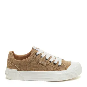 Cheery Textured Tan Sneaker Casual Shoe