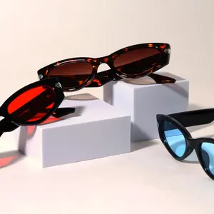 DIVA - Angular Cat Eye with Three Bar Hinge Sunglasses (6 colors)