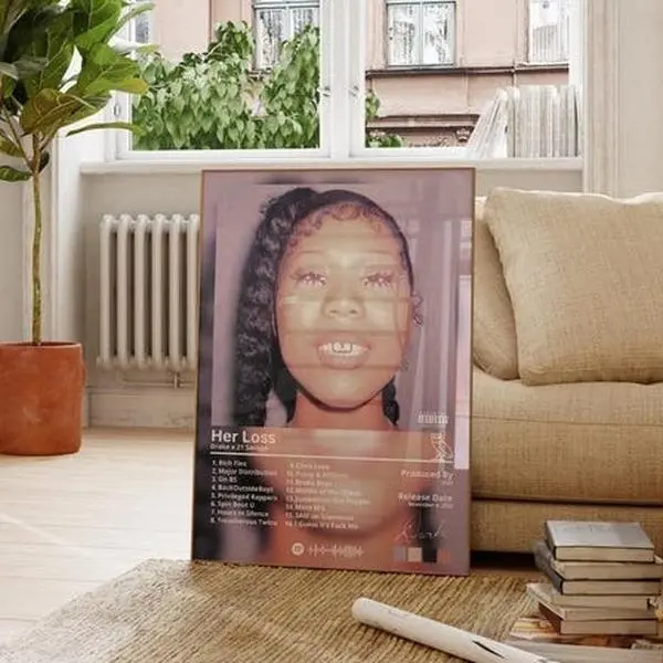 Drake Album Poster, Her Loss Poster Unframed