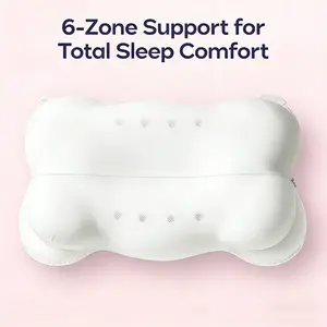 Cloud Pillow - Ergonomic Cervical Pillow +Dual-Height Memory Foam for Side Back & Stomach Sleepers Best Pillow